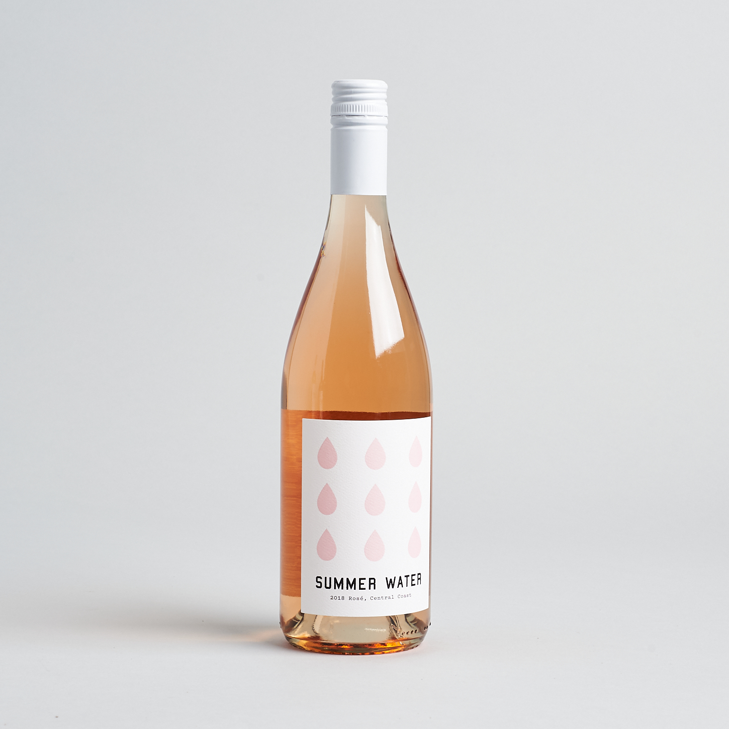 Winc September 2019 - 2018 Summer Water Rosé full bottle view