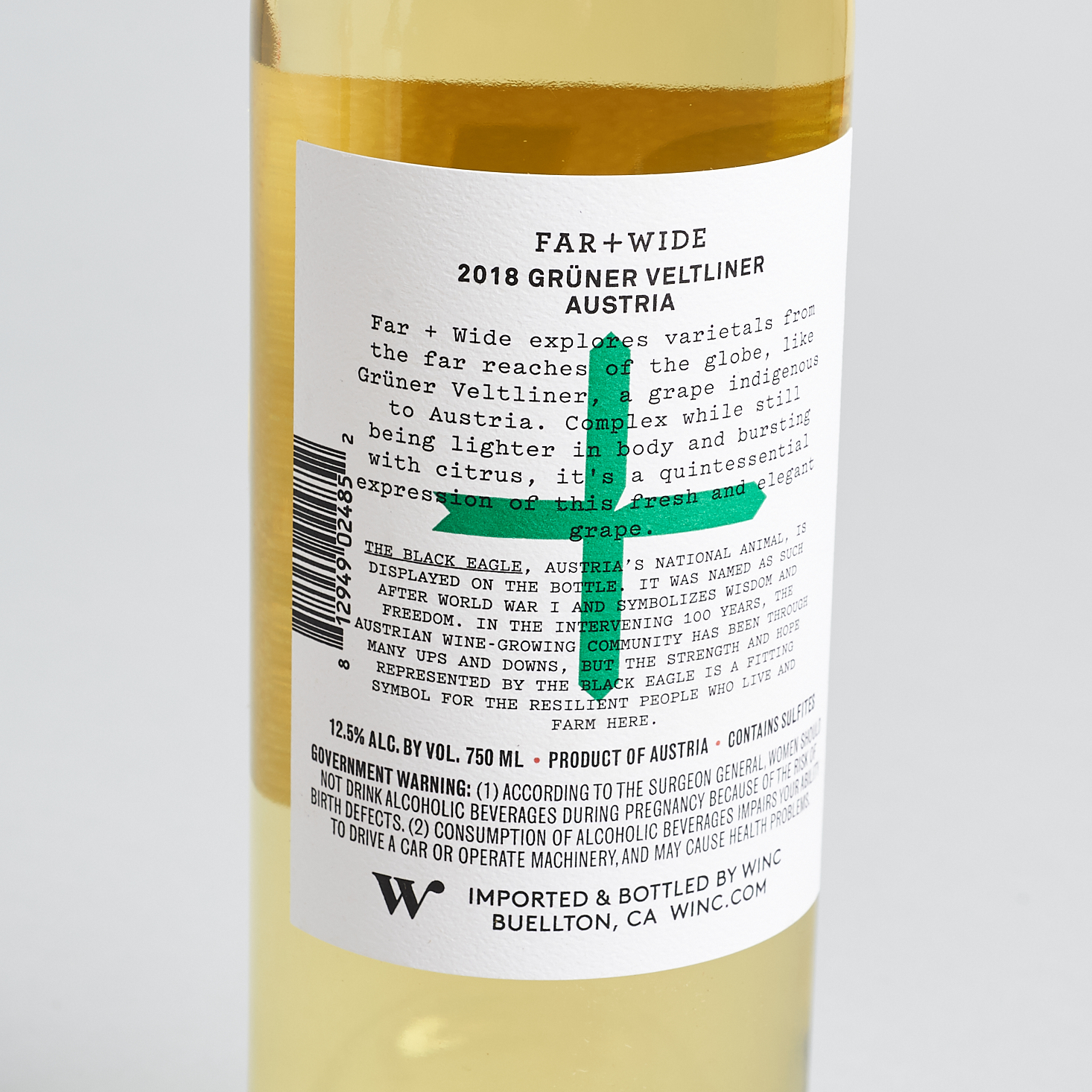 Winc September 2019 - NV Eplevin Gravenstein Cider back label