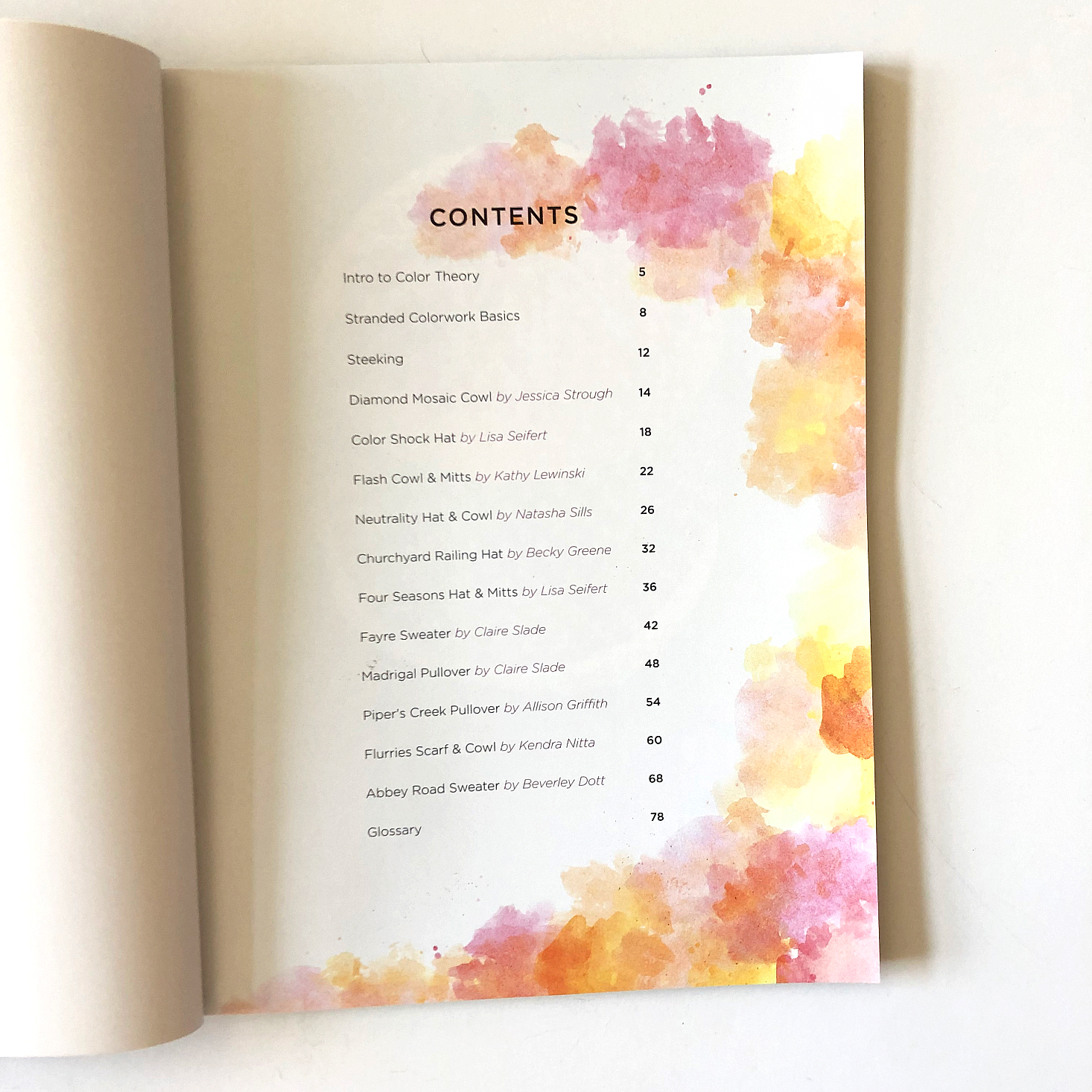 KnitPicks Review September 2019 book contents