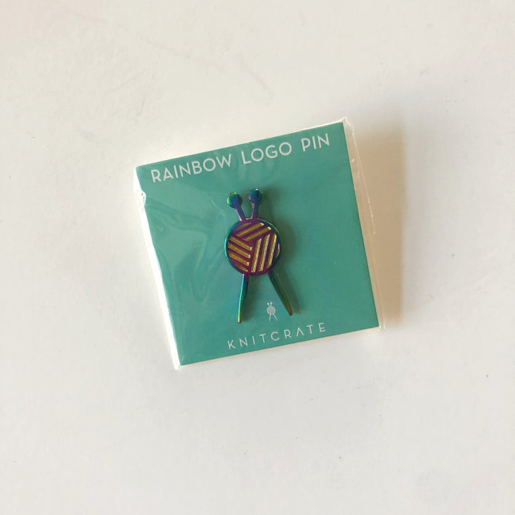 KnitCrate September 2019 pin packaging