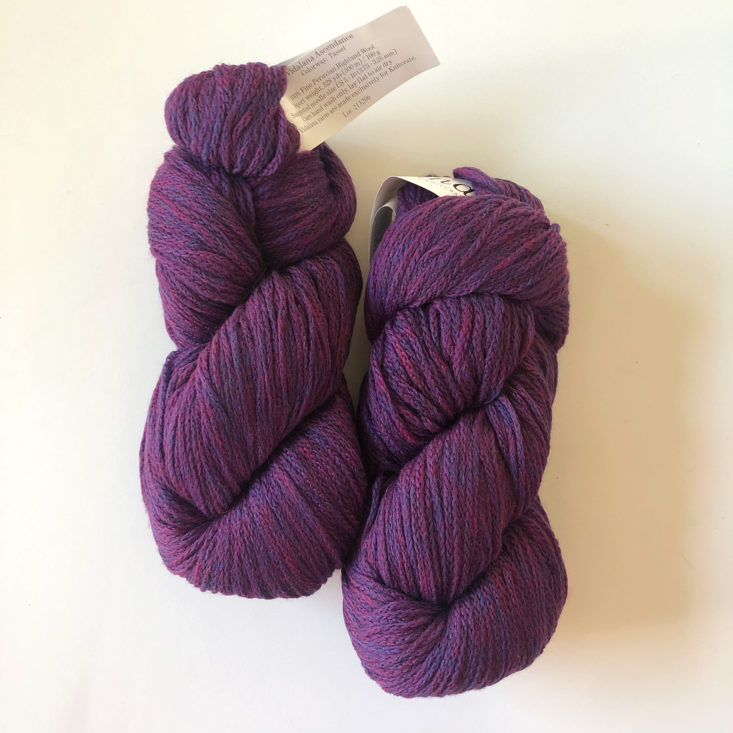 KnitCrate October 2019 skeins