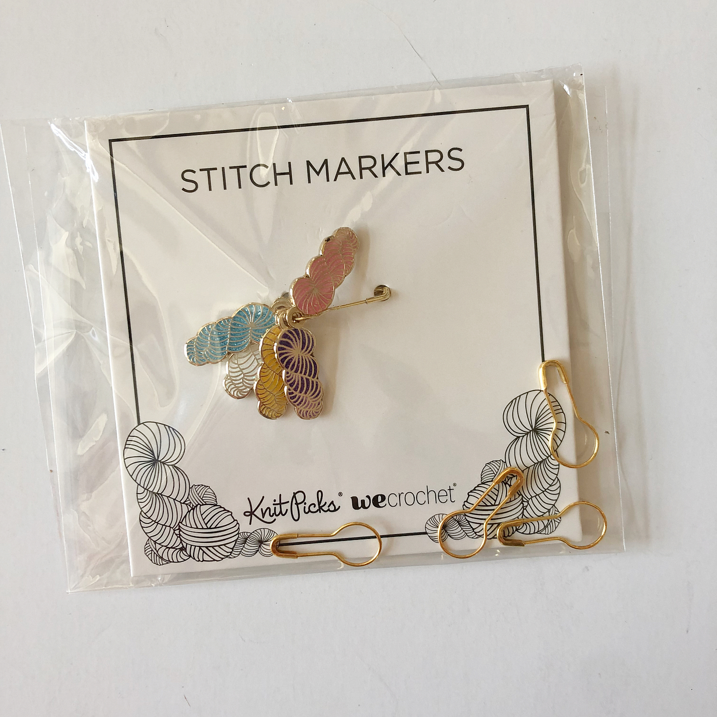 KnitPicks Review September 2019 stitch markers packaging