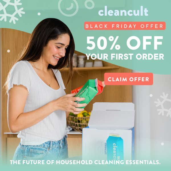 cleancult Black Friday Coupon – 50% Off Your First Order!