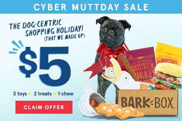 BarkBox Coupon – First Box For $5 + Bonus Toy!