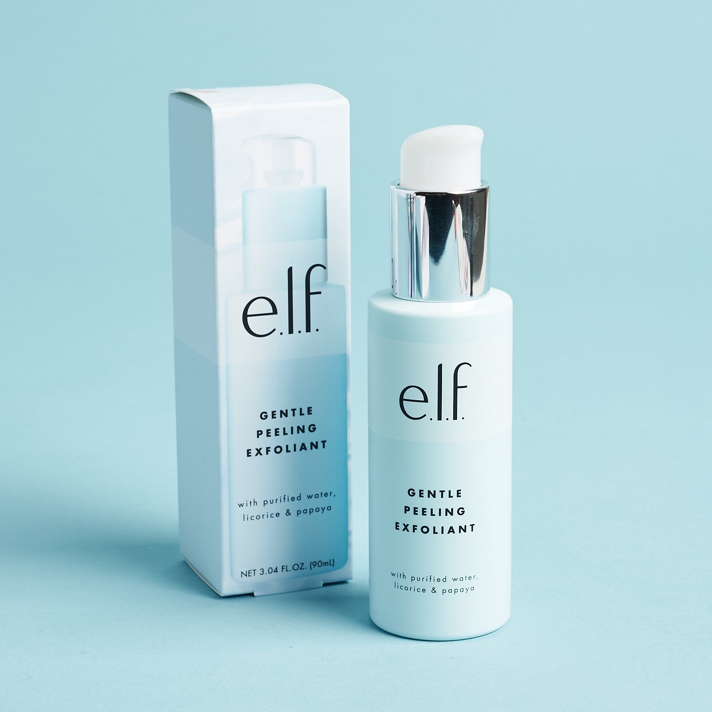 large bottle of elf cleanser with box