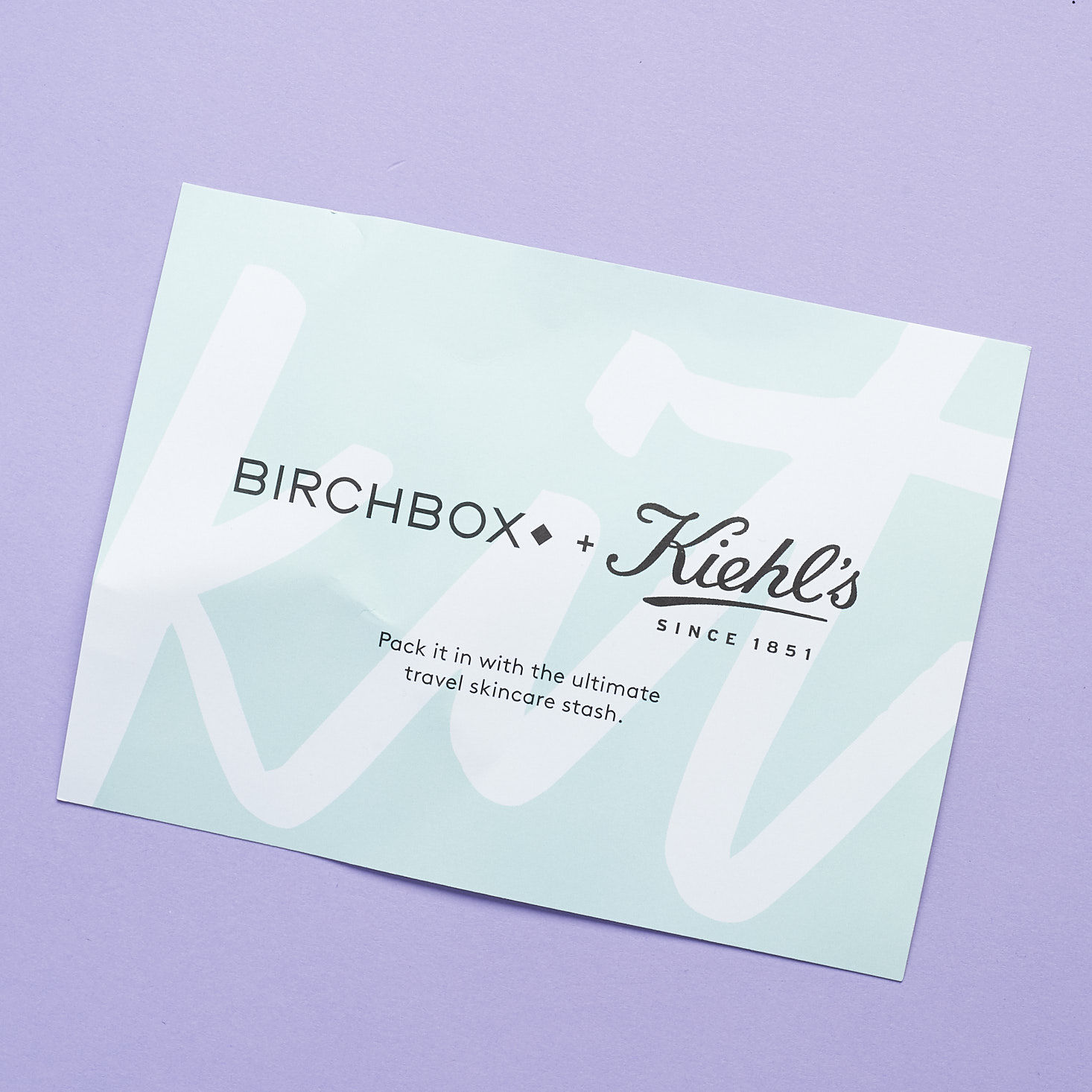 Birchbox x Kiehl