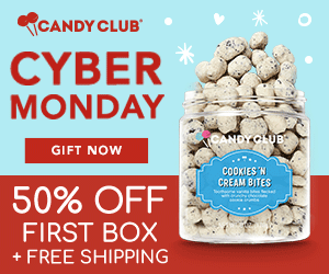 Candy Club Cyber Monday Deal – 50% Off Your First Box!