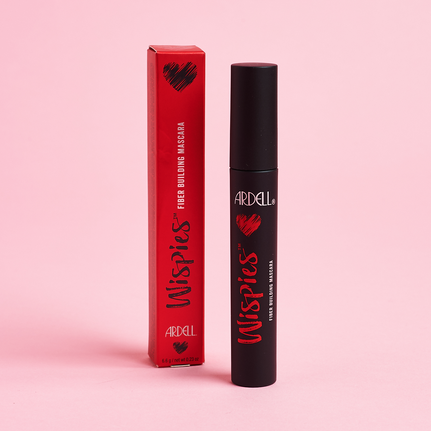 black mascara in red box