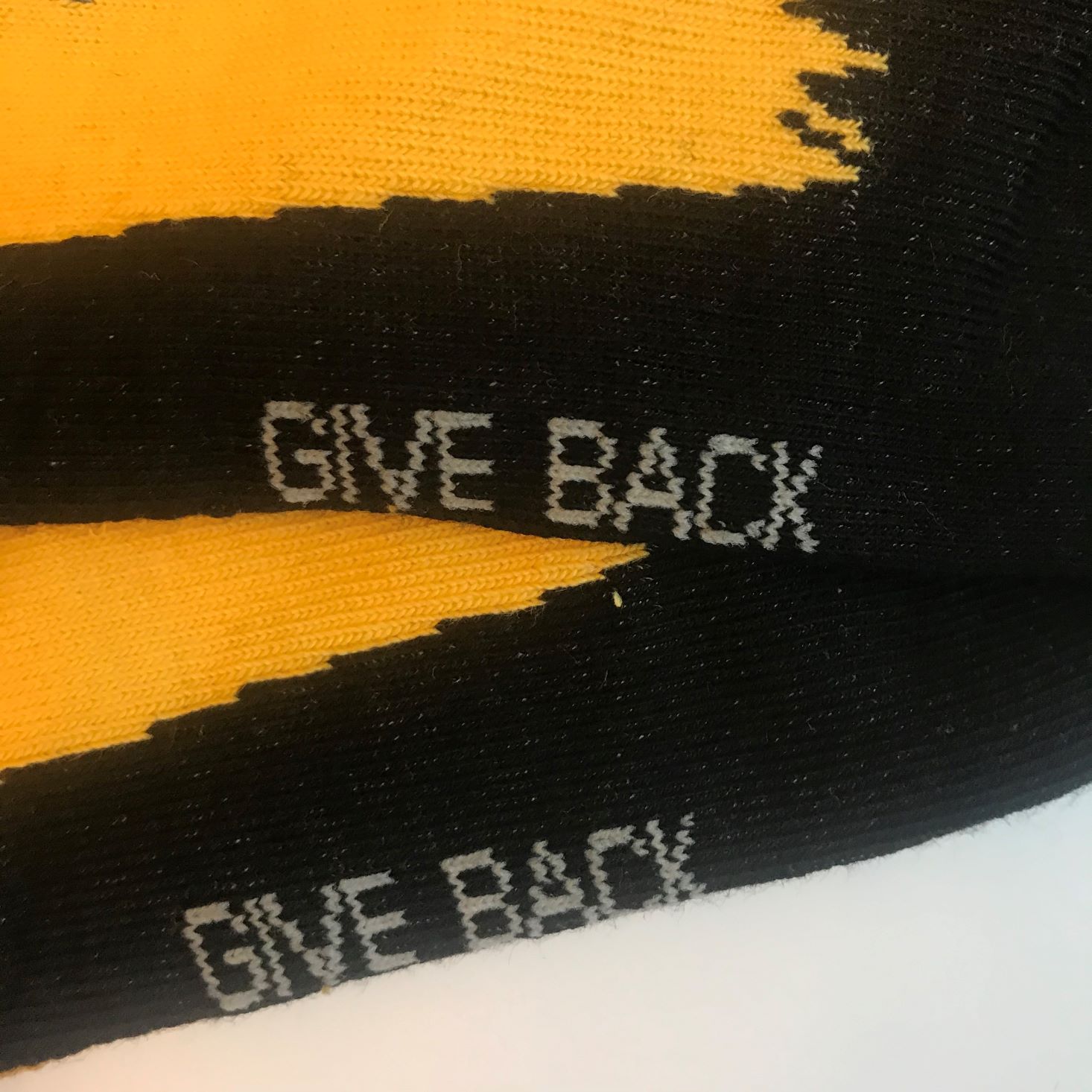 Sock Panda November 2019 give back close up