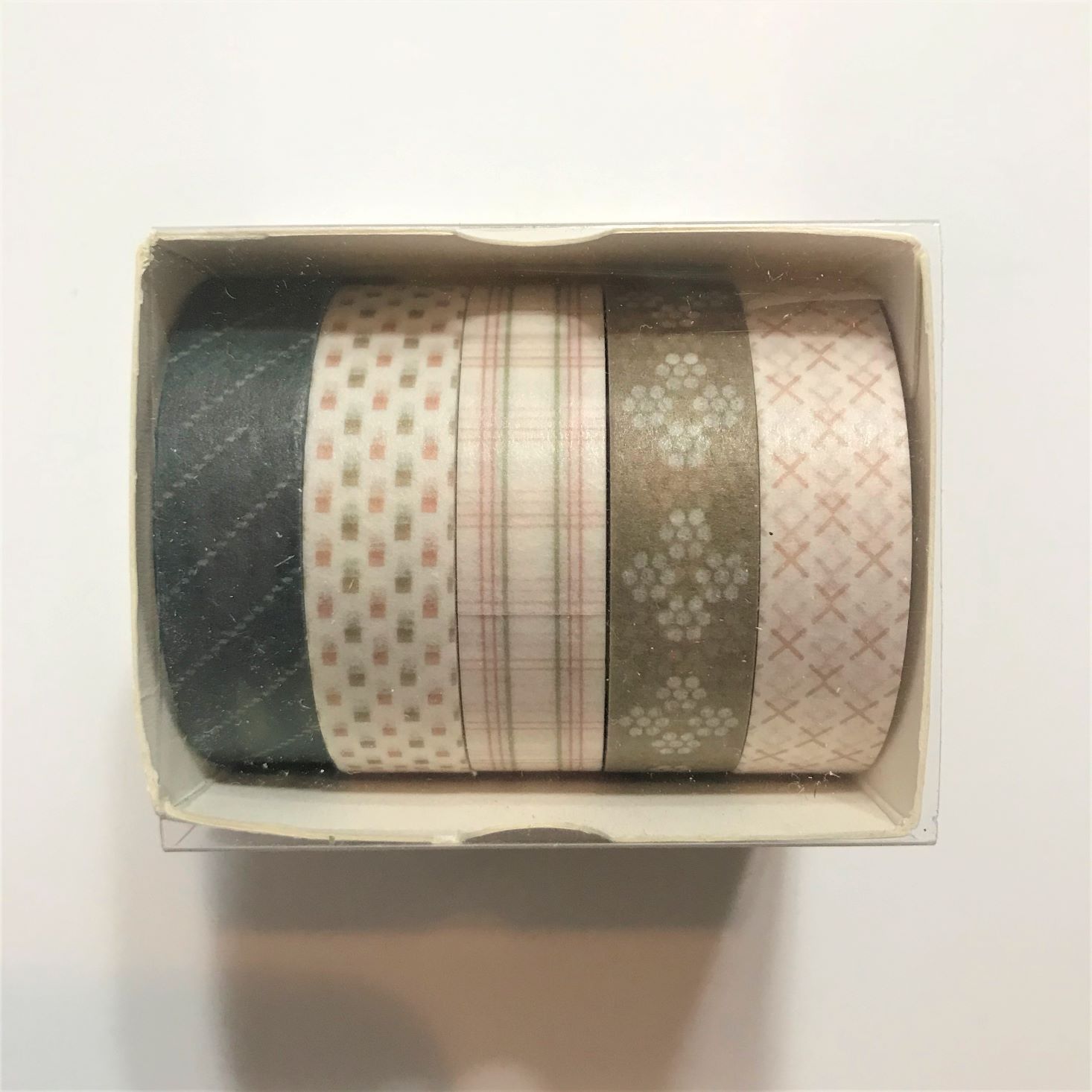Adults and Crafts December 2019 washi tape in box