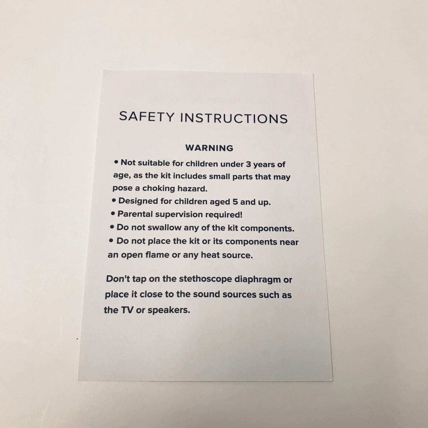 Oyster November 2019 safety instructions