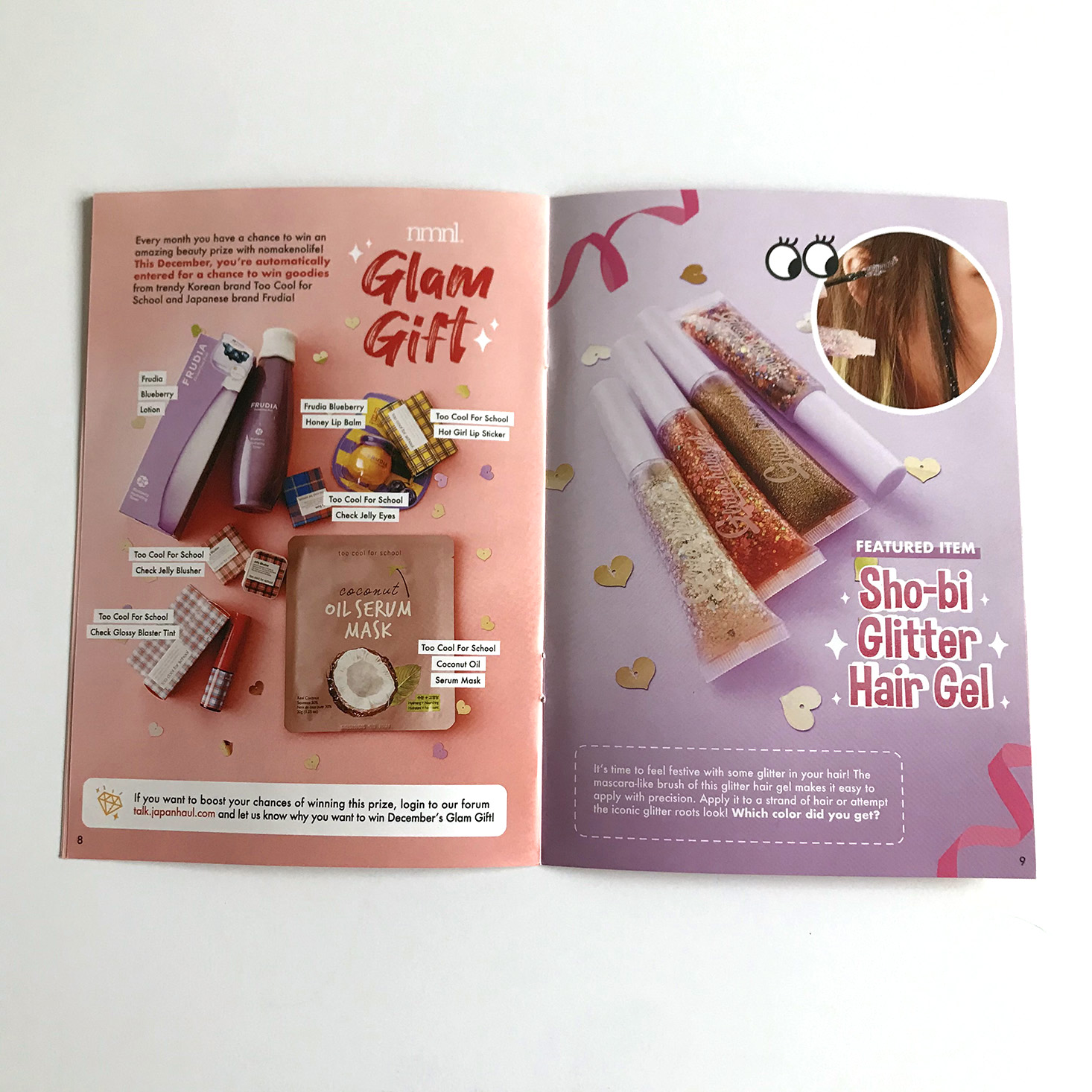 No Make No Life Glitter and Glam December 2019 Booklet 4