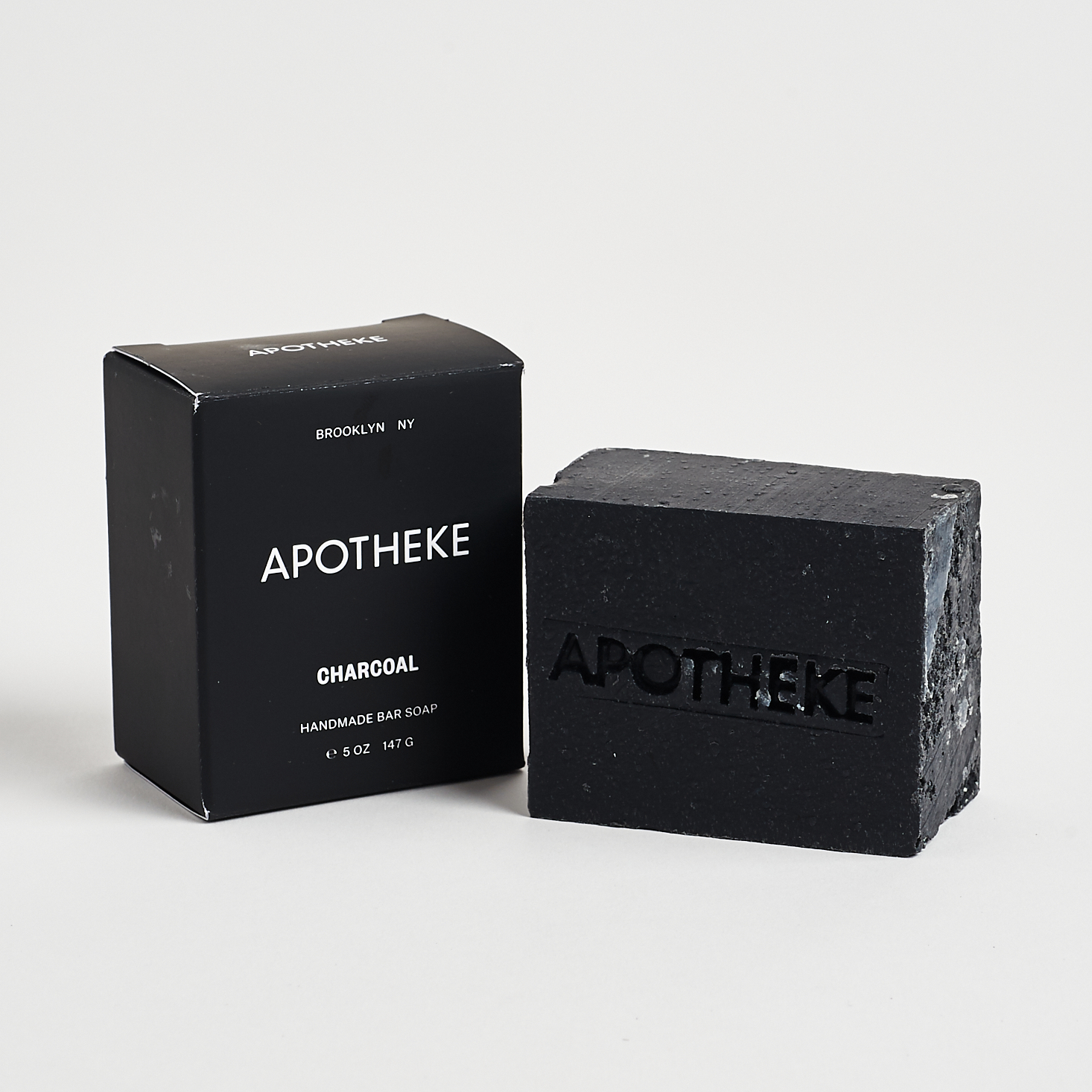 Apotheke Charcoal Bar Soap w box