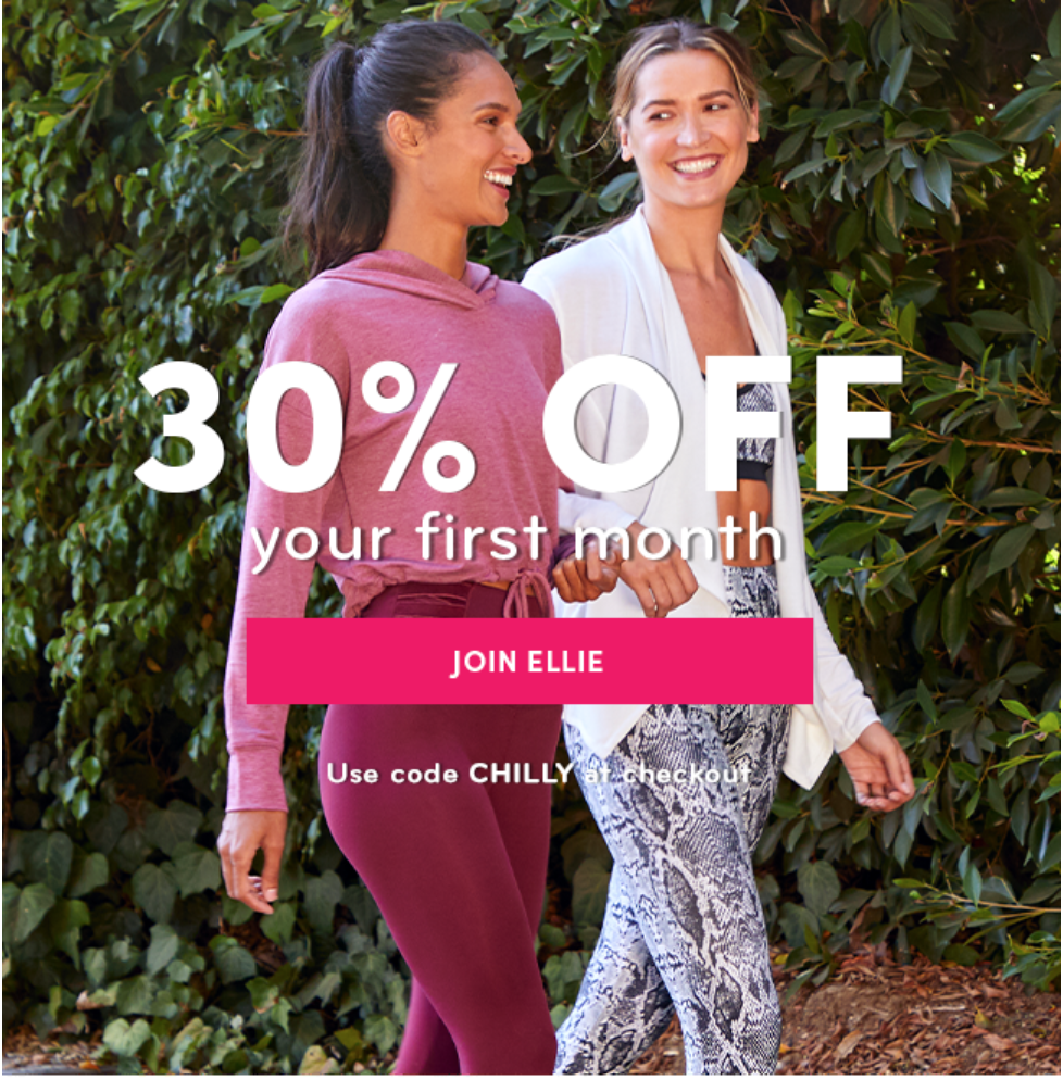 Last Day! Ellie Coupon – 30% Off Your First Box!