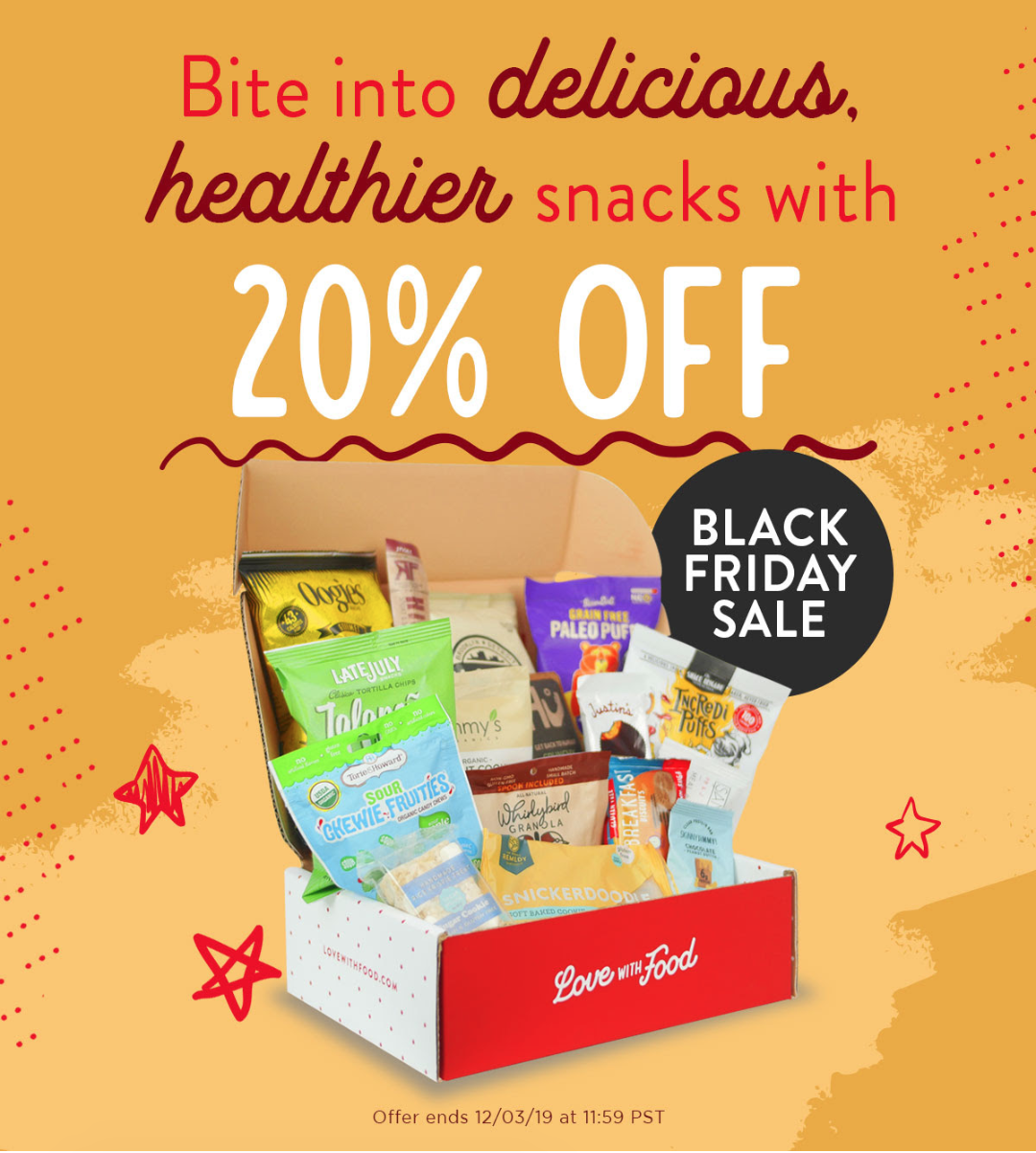 Love With Food Cyber Monday Sale – 20% Off Subscriptions!