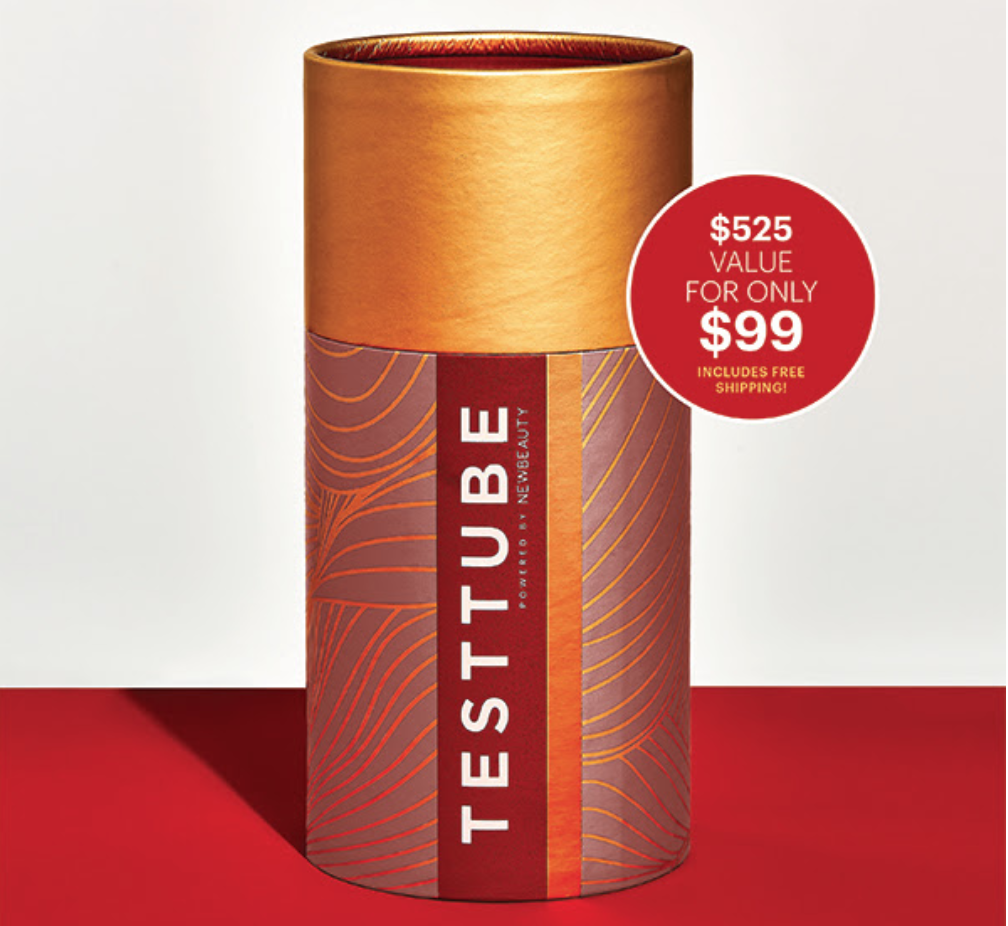 NewBeauty Exclusive Black Friday Coupon – $15 Off Limited Edition Gold TestTube!