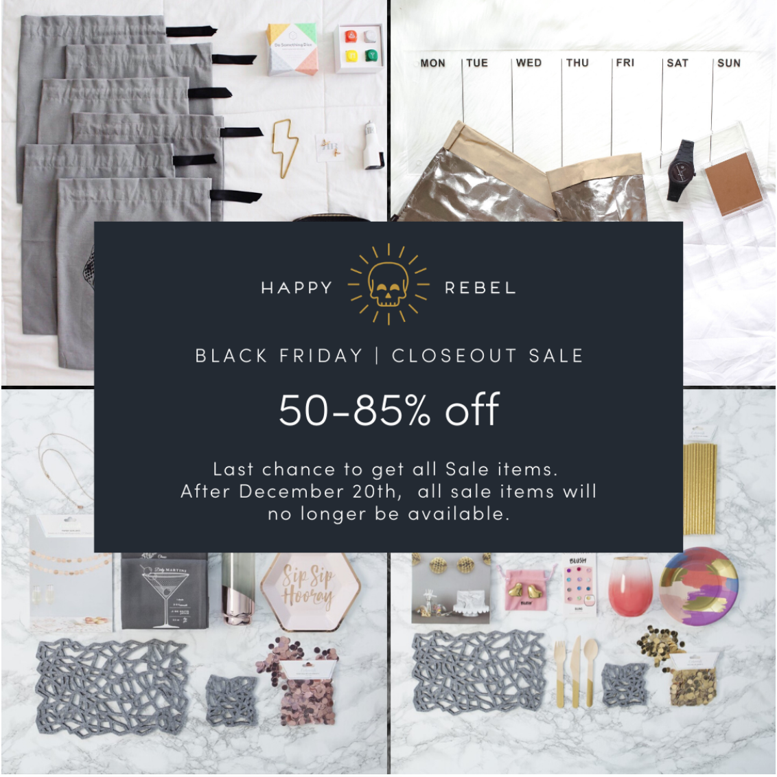 Happy Rebel Box Black Friday Shop Sale – Up To 85% Off!