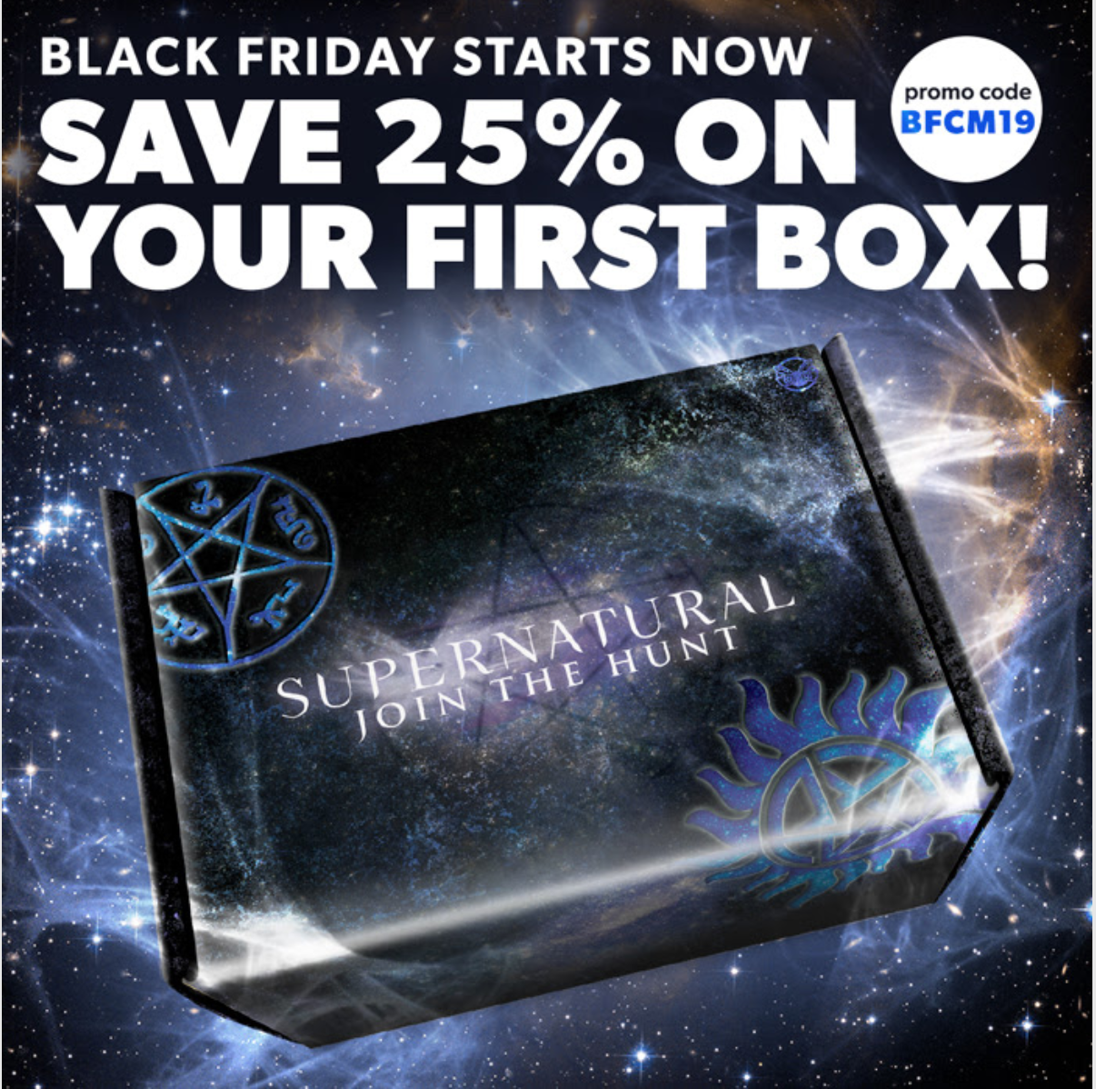 The Supernatural Box Cyber Monday Deal – 25% Off Your First Box