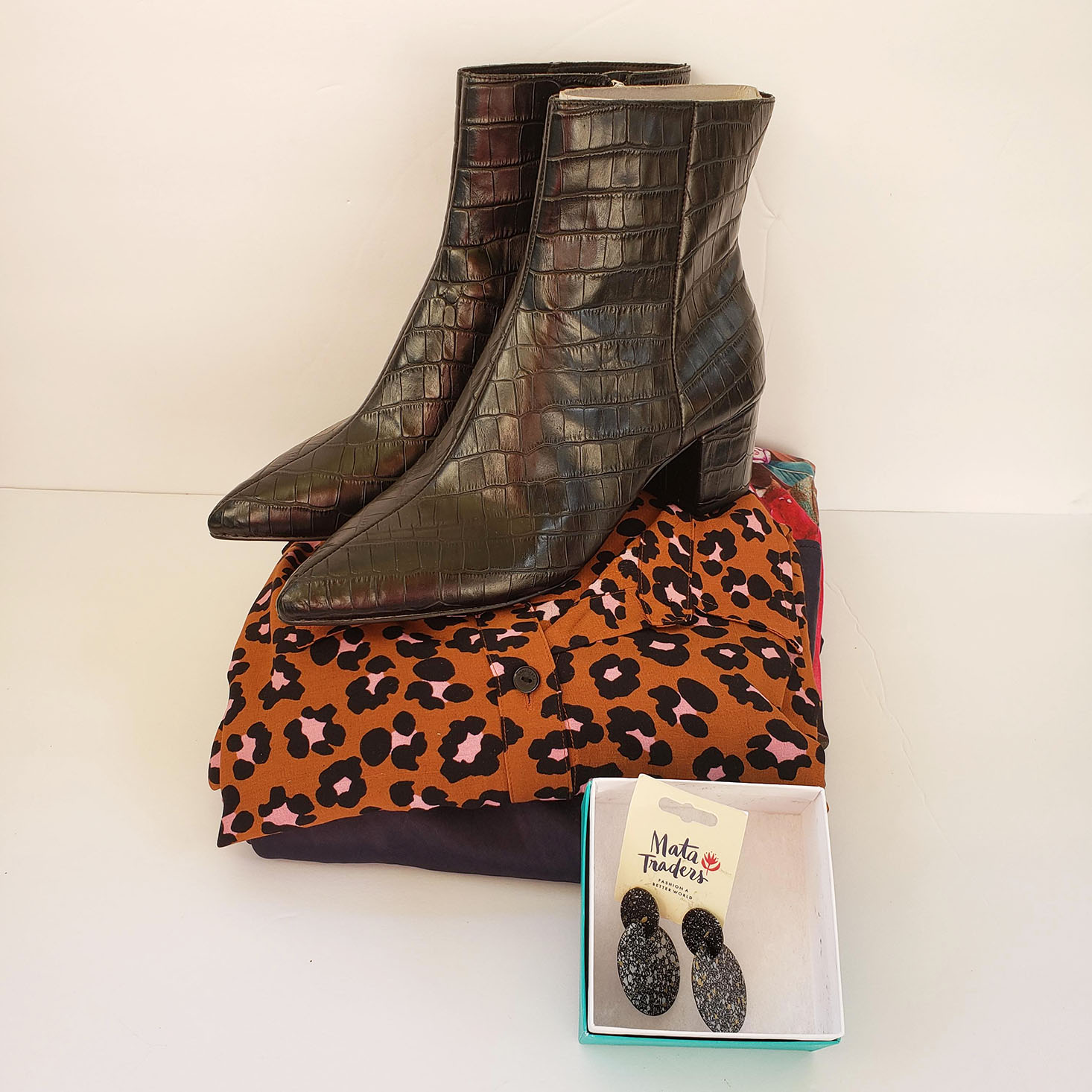 Stitch Fix Plus Size Clothing Review – Fall Prints + Boots