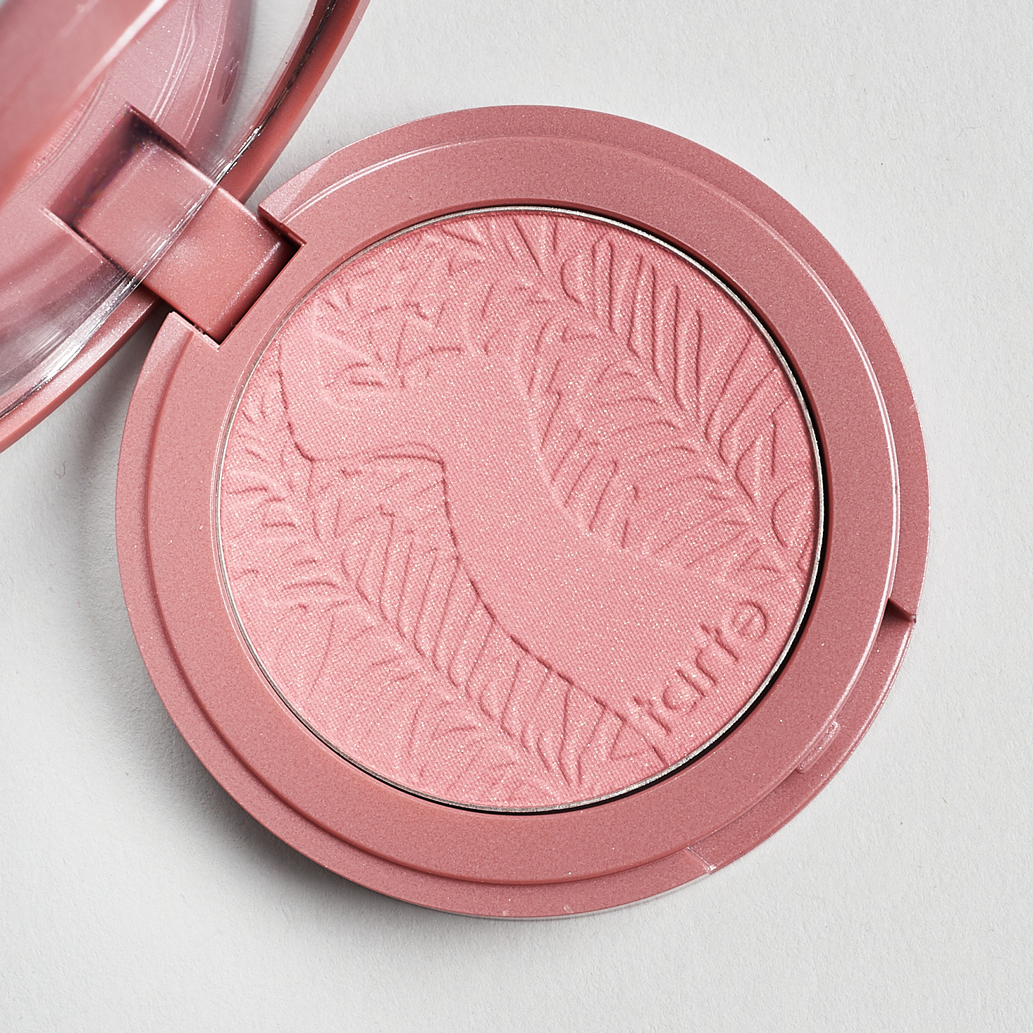 open tarte Amazonian Clay 12-hour Blush in Dazzled compact