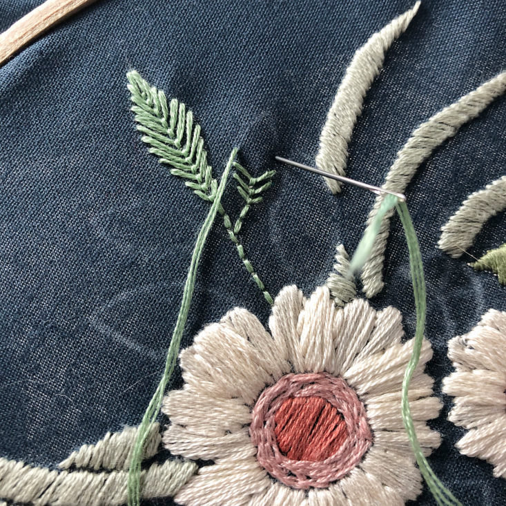 Bluprint Embroidery Fall 2019 leaves 1