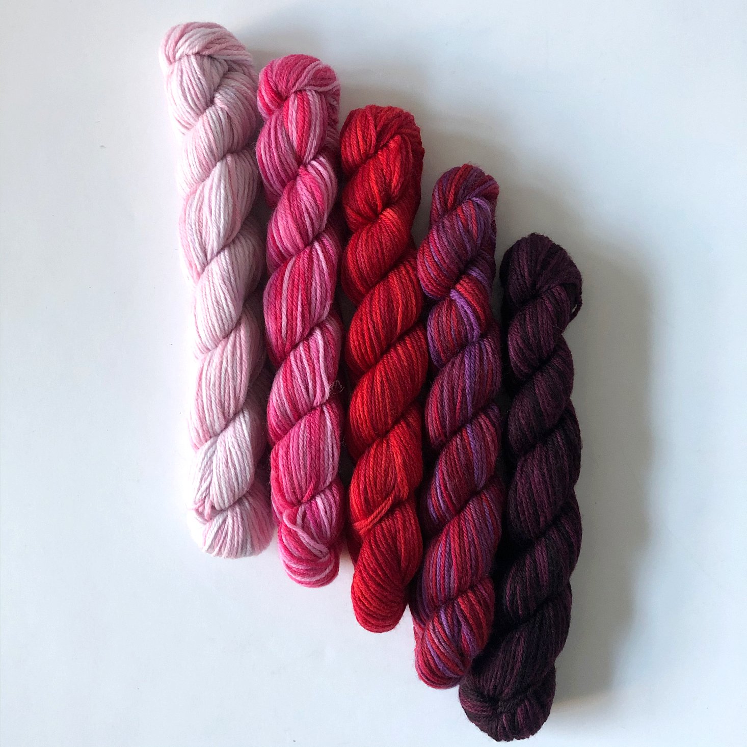 Knit Picks Review October 2019 red minis two