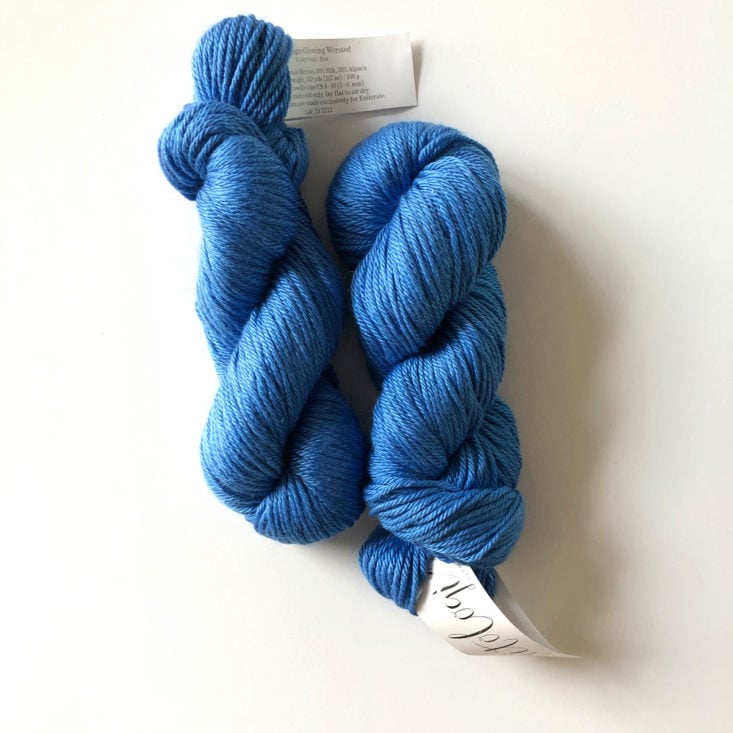 KnitCrate Review November 2019 skeins 1