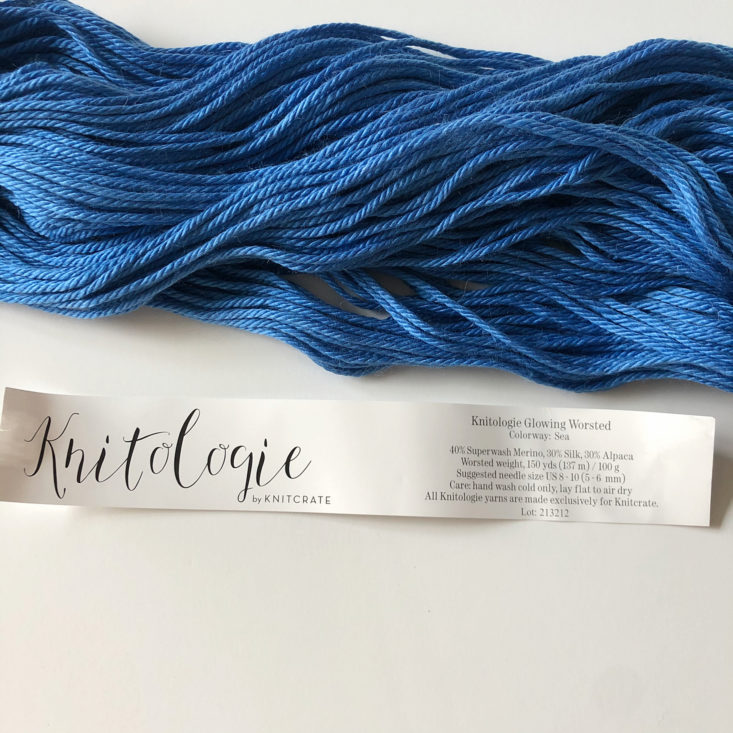KnitCrate Review November 2019 skeins 2