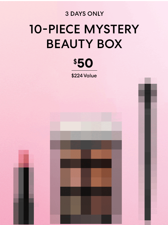 3 Days Only – Bare Minerals 10-Piece Mystery Beauty Box!