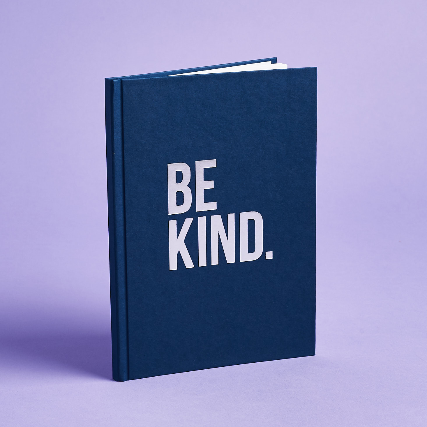 navy BE KIND planner cover