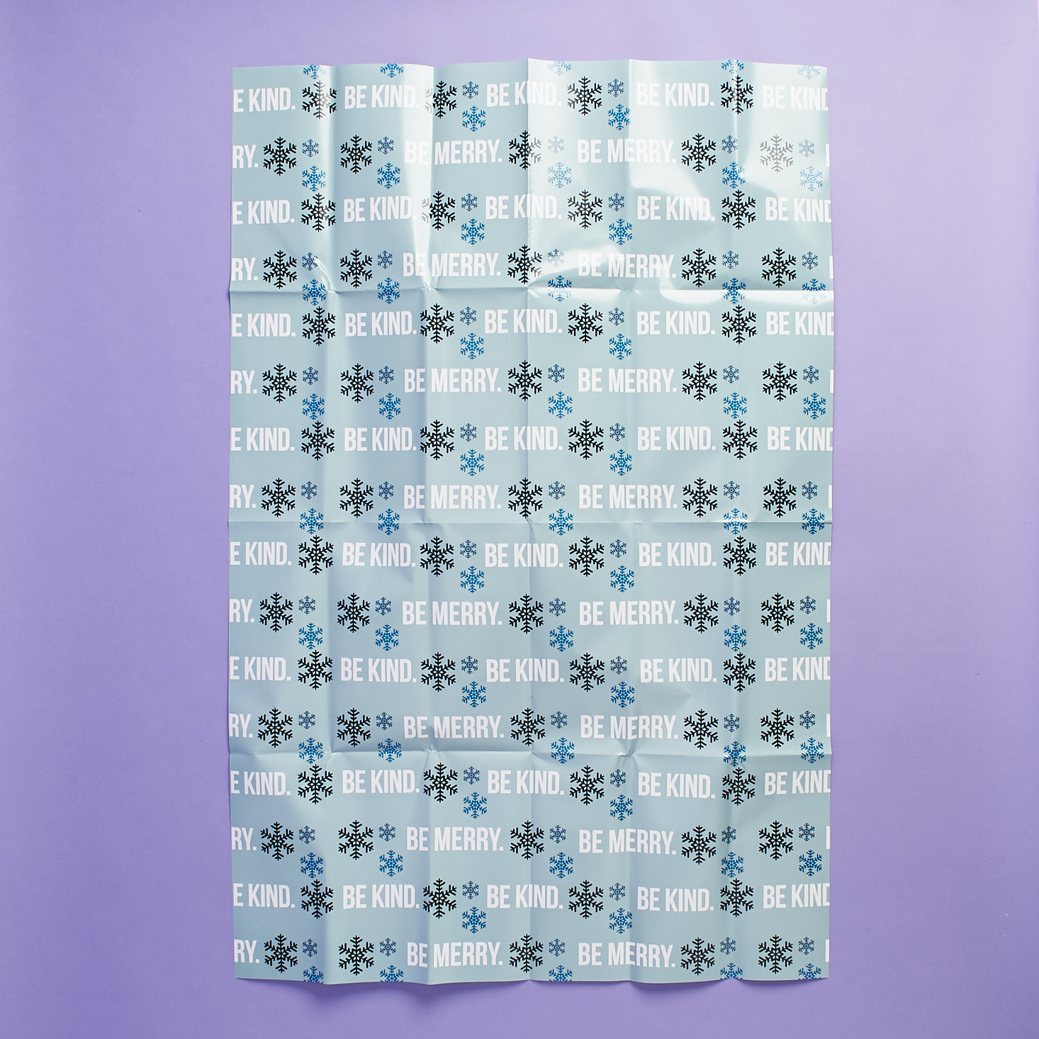 light blue wrapping paper