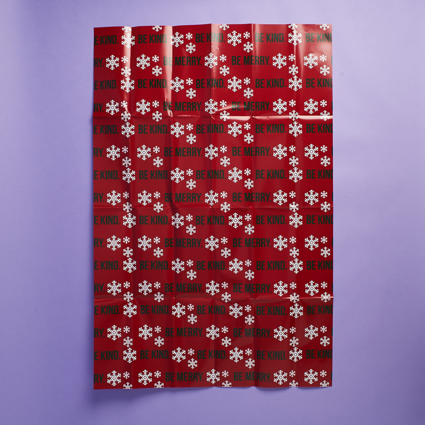 red wrapping paper