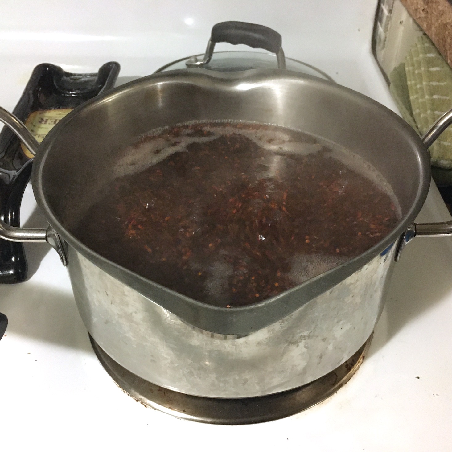 peruvian quinoa bowl quinoa boiling