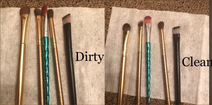 Boxycharm Tutorial December 2019 - Before And After Picture Of Makeup Brushes