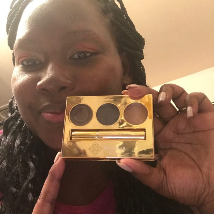 Boxycharm Tutorial December 2019 - Holding Up The Brow Bar Kit Product