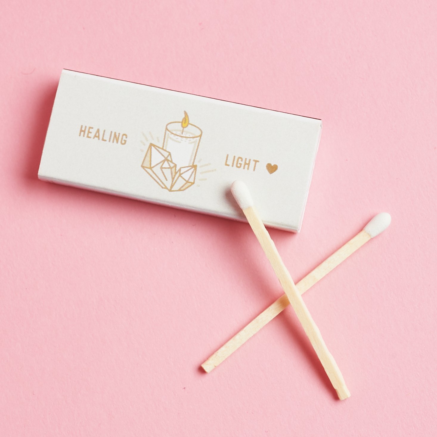 small white box of matches