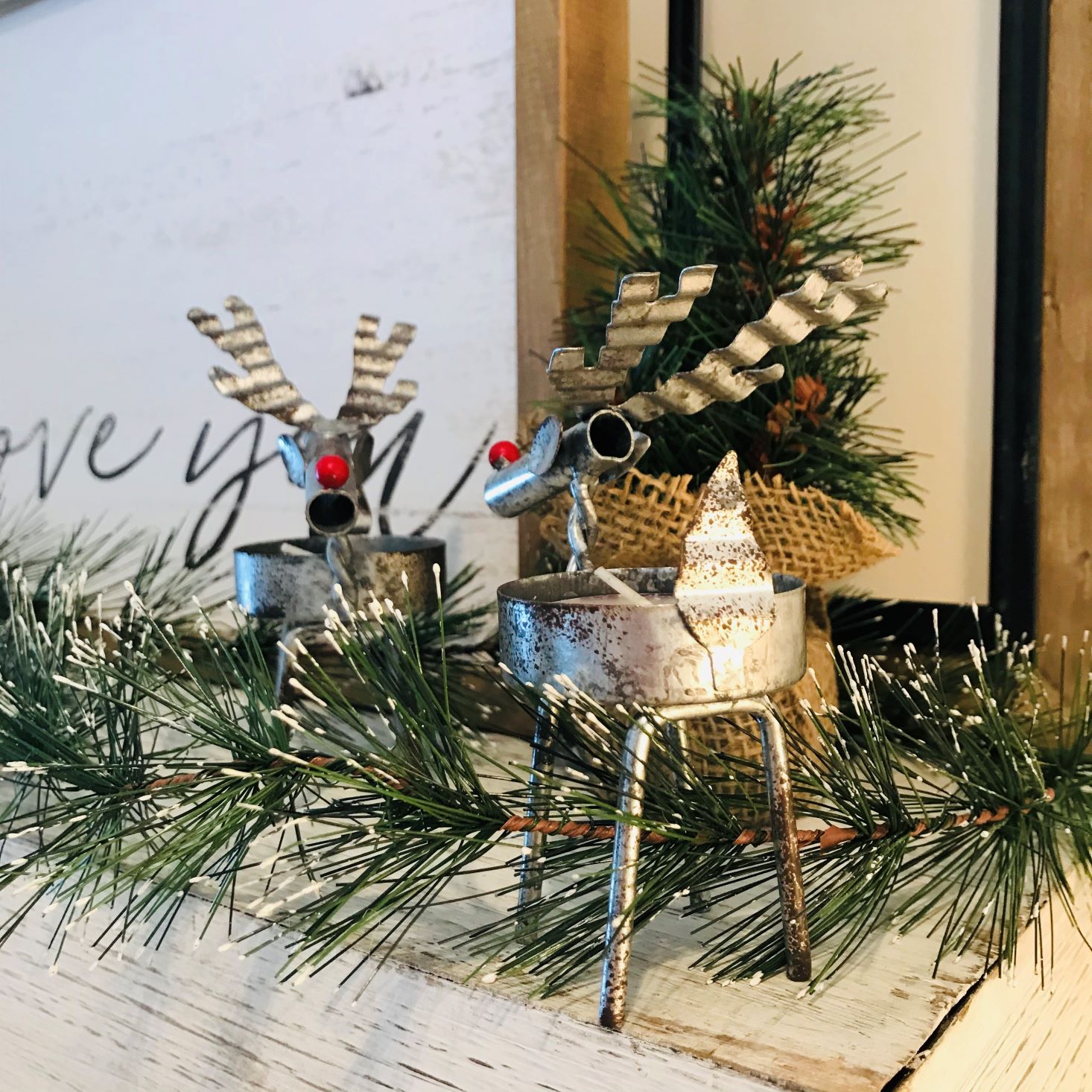 Habitation Box December 2019 tree and deer