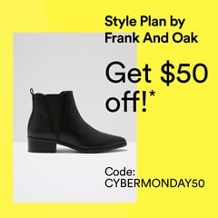 Style Plan by Frank and Oak Cyber Monday Deal – $50 Off Your First Box!