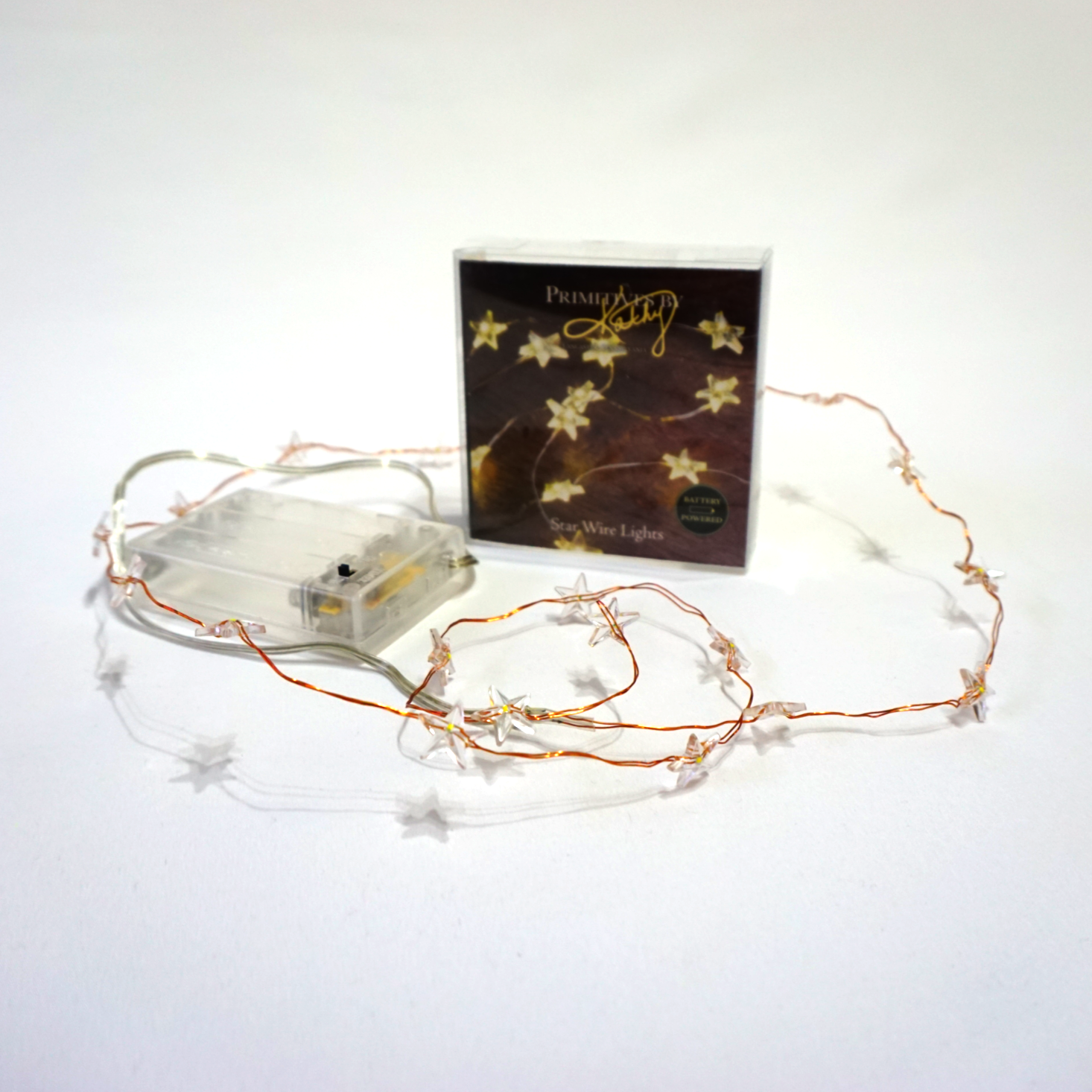 MindWander December 2019 star wire lights with battery holder