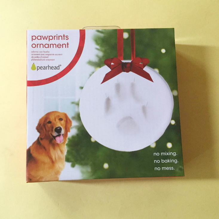 PupBox November 2019 Ornament kit front