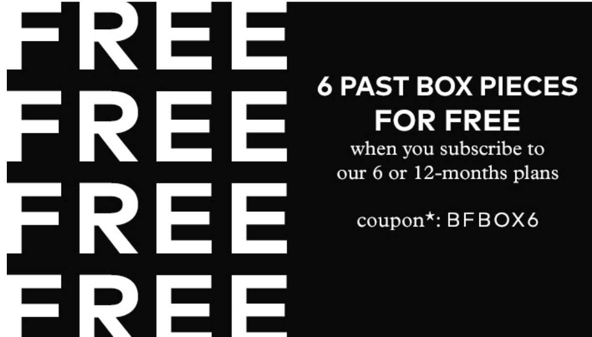 Emma & Chloe Black Friday Deal – Get Six Past Boxes FREE With Subscription!