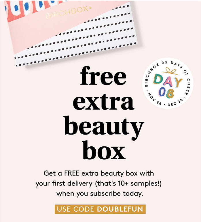 Birchbox Coupon – FREE Extra Birchbox With Subscription