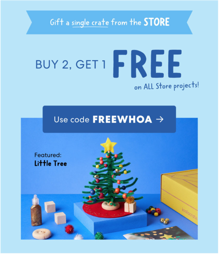 KiwiCo Shop Sale Buy 2 Crates, Get 1 Free or 60 Off Your First Box