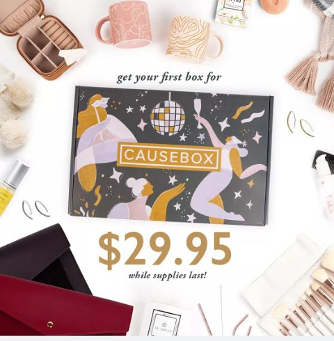CAUSEBOX Flash Sale! Get Your First Box for $29.95!