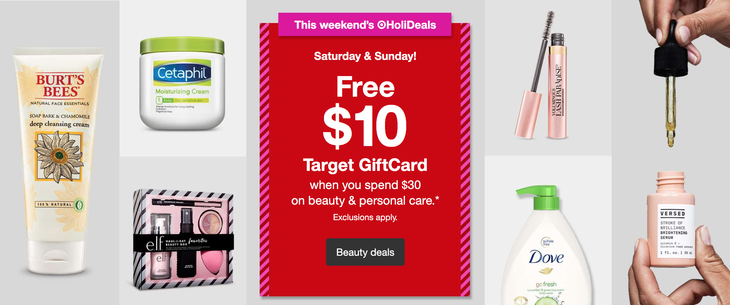 Target Beauty Boxes + Kits Sale: Spend $30, Get a $10 Gift Card!