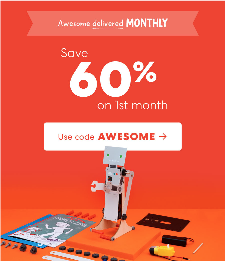 KiwiCo Holiday Sale – 60% Off Your First Box!