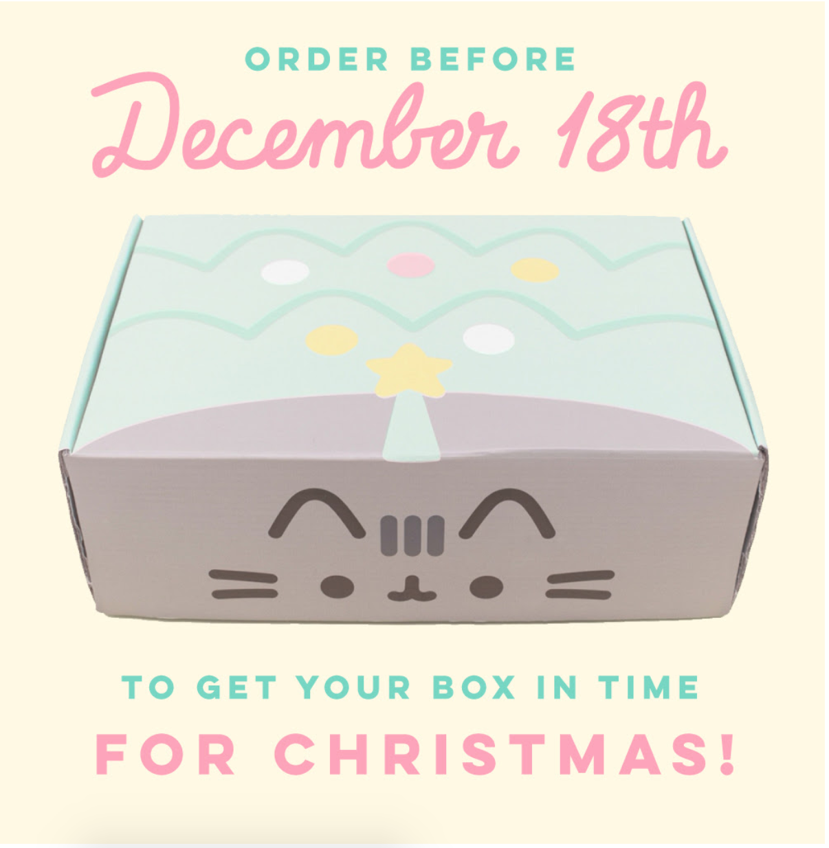 Pusheen Box – Last Call for Holiday Shipping!