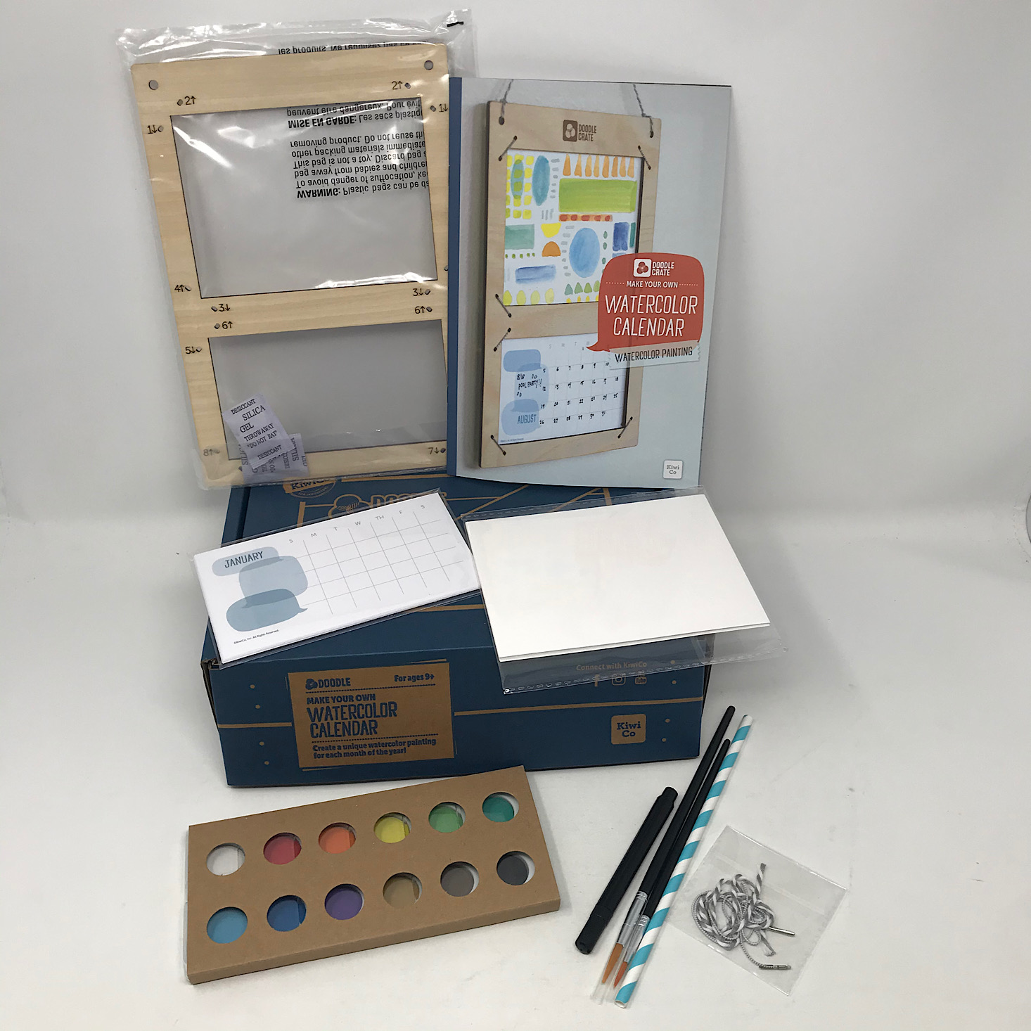 KiwiCo Doodle Crate Review + Coupon – Watercolor Calendar