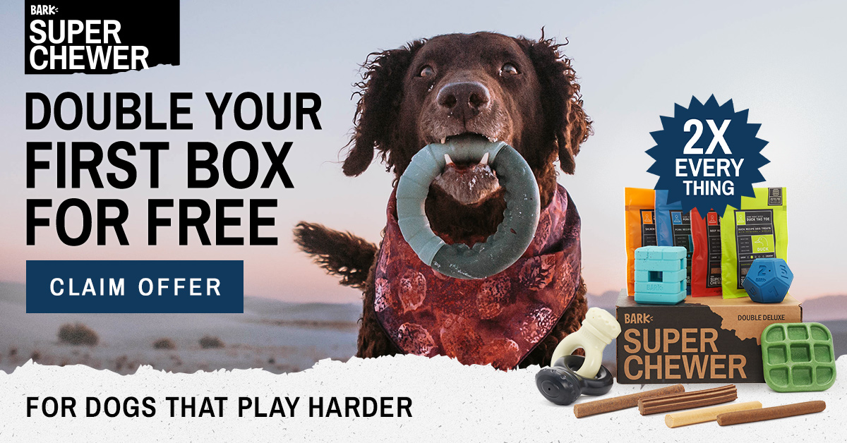 Super Chewer Coupon – Double Your First Box with Subscription!