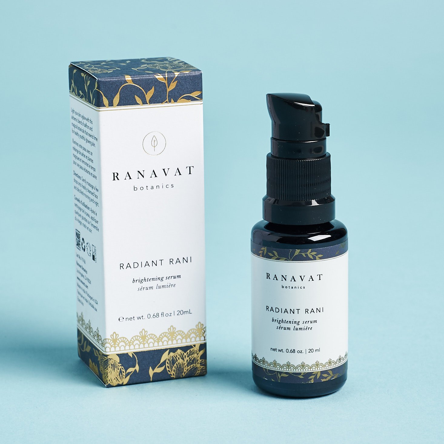 Ranavat Radiant Rani Brightening Facial Serum w box